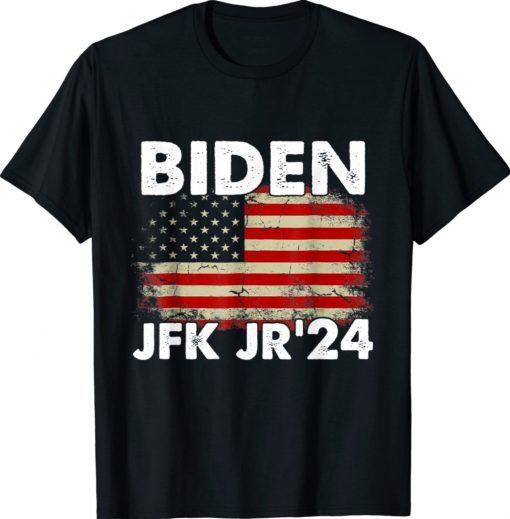 Vintage US Flag Biden Jfk Jr 24 Shirts