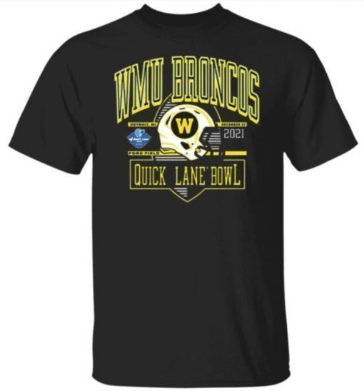 Vintage Quick Lane Bowl WMU Broncos Champions 2022 TShirt