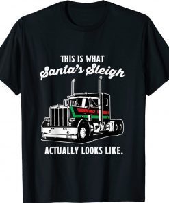 Asphalt Cowboy Trucker Truck Driver Christmas Gift TShirt