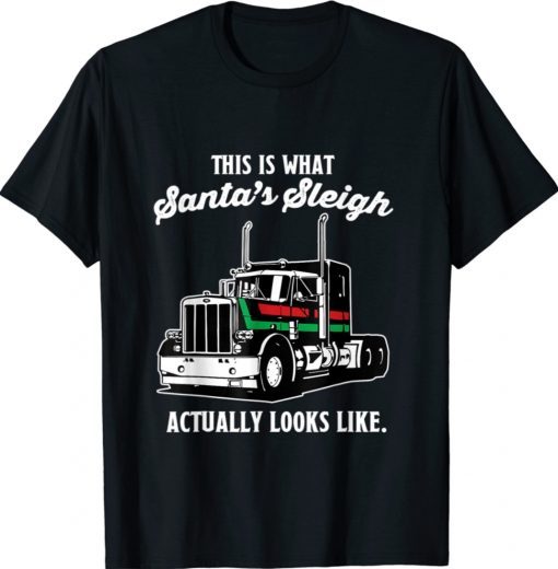 Asphalt Cowboy Trucker Truck Driver Christmas Gift TShirt