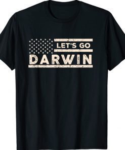 Lets Go Darwin US Flag Retro Shirts