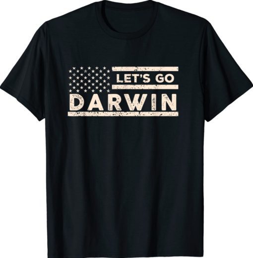 Lets Go Darwin US Flag Retro Shirts