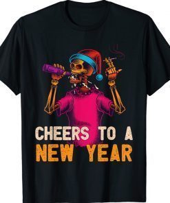 Funny Cheers A New Year Hello 2022 Hot New Years Eve T-Shirt