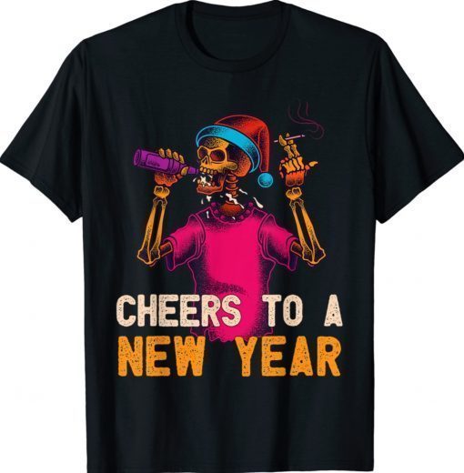 Funny Cheers A New Year Hello 2022 Hot New Years Eve T-Shirt