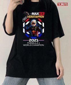 Max Verstappen 2021 Formula 1 World Champion Unisex TShirt