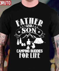 Father And Son Camping Buddies Tee Shirt