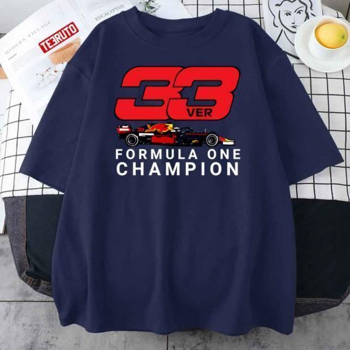 Vintage Formula One Champion Max Verstappen 33 Tee Shirt