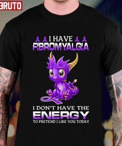 Dragon I Have Fibromyalgia I Don’t Have The Energy To Pretend Tee Shirt