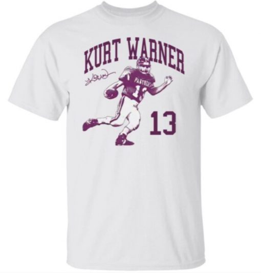 Kurt Warner Northern Iowa Panthers Signature Tee Shirt