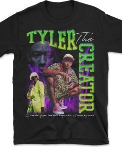 Vintage Tyler The Creator Igor Wolf Gang 90's Style Hip Hop Rap Tee Shirt