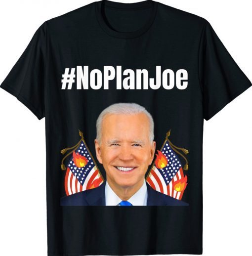 No Plan Joe Biden Hashtag President Vintage T-Shirt