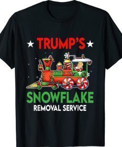 Trump's Snowflake Removal Service Trump 2024 Funny TShirt