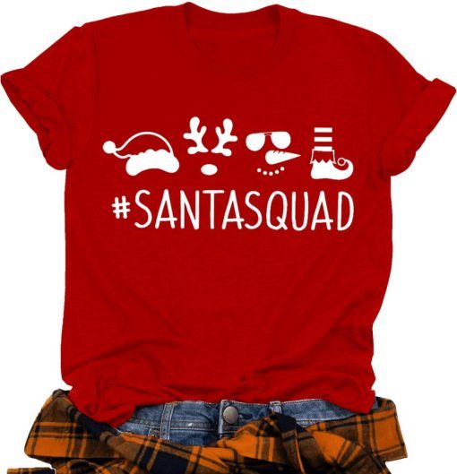 Santa Squad Christmas Cute Shirts