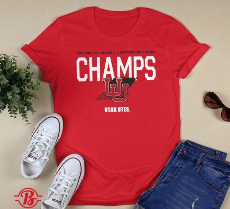 Utah Utes PAC-12 Football Conference Champions Tee Shirt