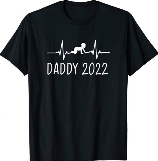 Funny First Time Father Dad Expecting Daddy 2022 T-Shirt