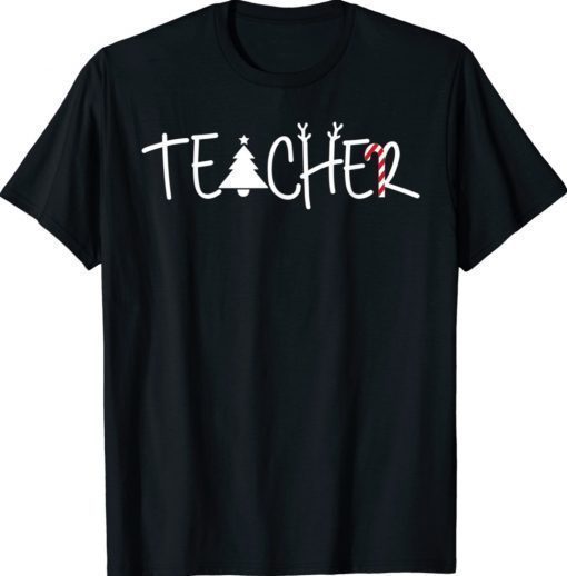 Teacher Squad Reindeer Teacher Christmas Xmas Gift T-Shirt