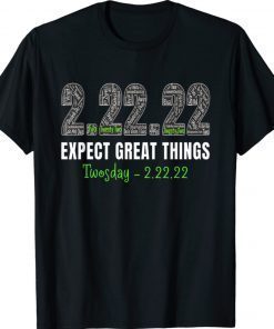 Twosday Tuesday February 22nd 2022 2/22/22 Souvenir Tee Shirt