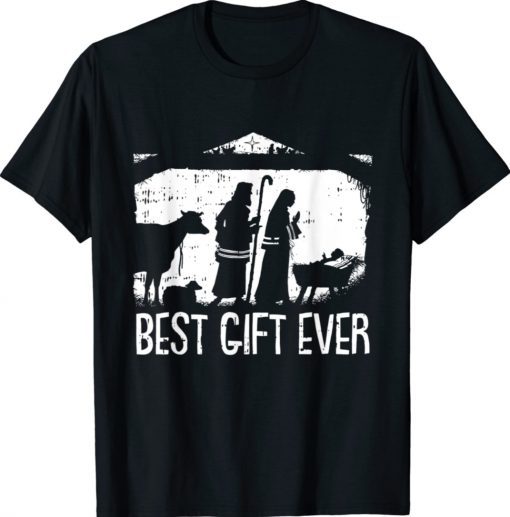 Cool Best Ever Christmas Jesus Nativity Scene Christian TShirt