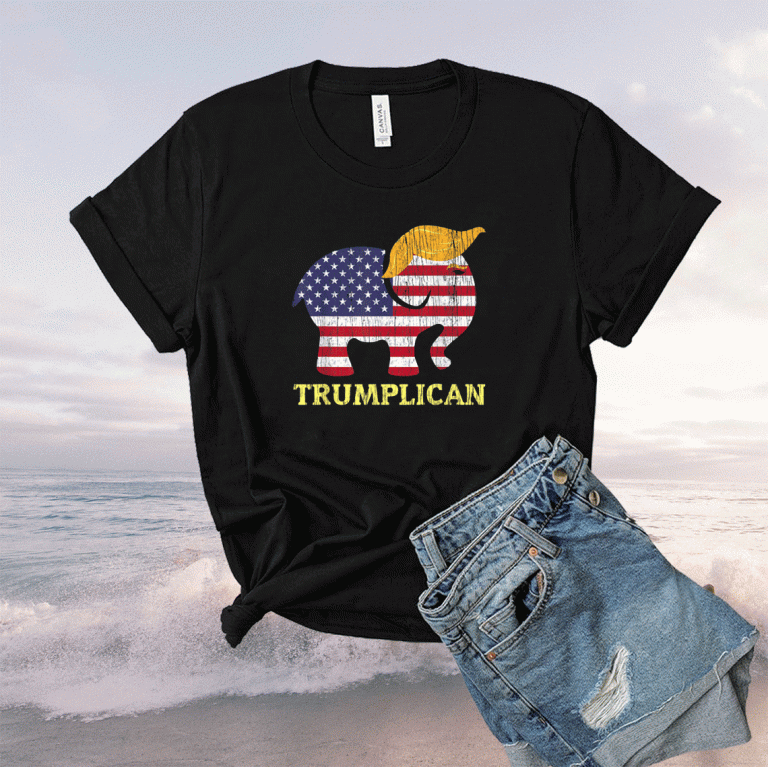 Trumplican Elephant Trump Hair 2022 Election Republican Shirts