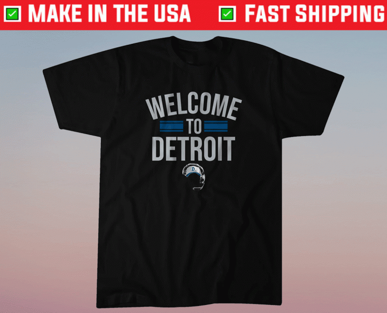 Welcome to Detroit Detroit Football Vintage TShirt