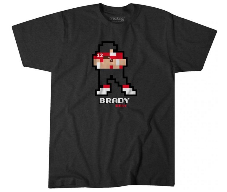 T-Shirt TOM BRADY 8-BIT