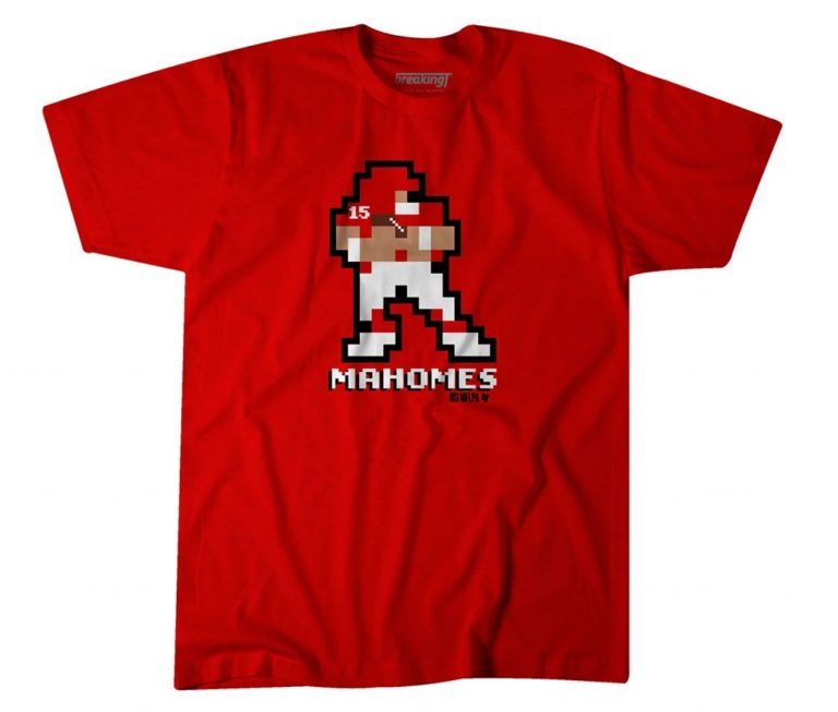 OFFICIAL PATRICK MAHOMES 8-BIT TSHIRT