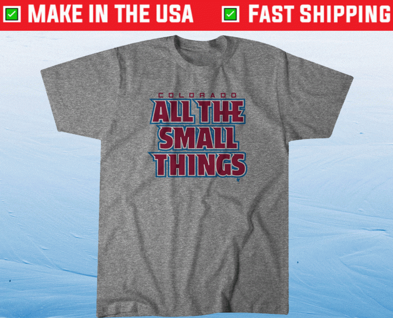 All the Small Things Colorado Hockey Tee Shirt