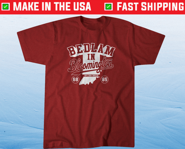 Bedlam in Bloomington College Basketball Vintage TShirt