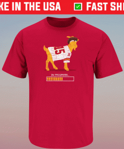 GOAT In Progress Shirt for Kansas City Tee Shirt