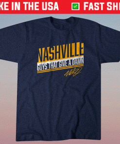 Vintage Nashville Guys That Give A Damn TShirt