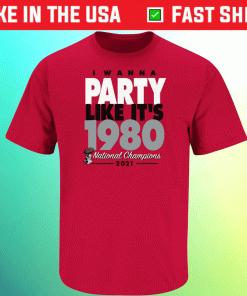 Party Like It's 1980 Georgia Football Vintage TShirt