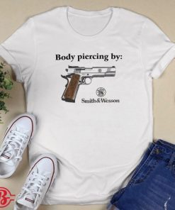 Body Piercing By Gun Smith and Wesson Vintage TShirt