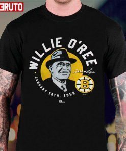 Willie O’ree Boston Bruins Number Retirement Vintage TShirt