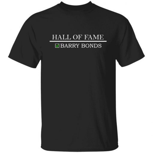 Hall Of Fame Barry Bonds 2022 Shirts