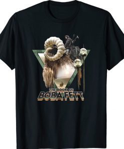 Star Wars The Book Of Boba Fett Bantha Riding Triangle Fill 2022 TShirt