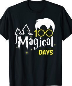 100 Magical Days Wizard 100th Days Of School Teacher Vintage TShirt