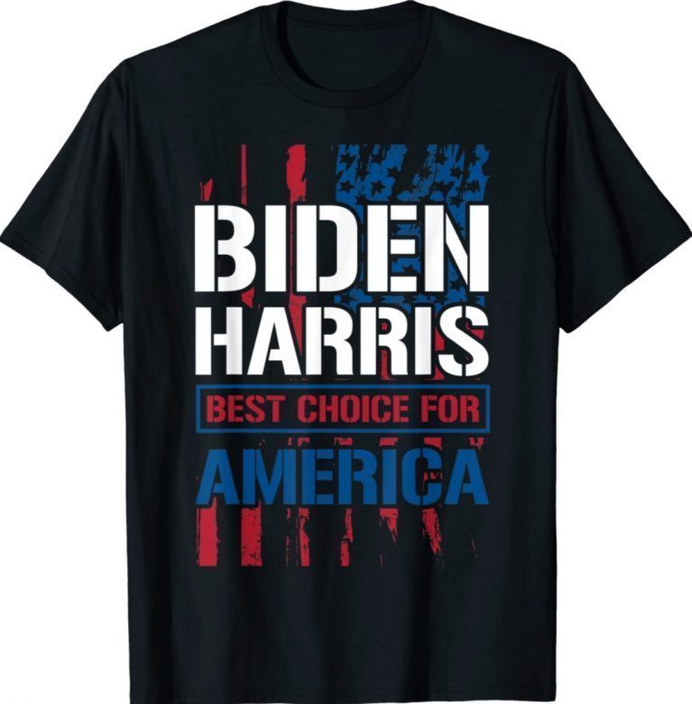 Biden Harris Best Choice For America USA Flag Vintage Shirts