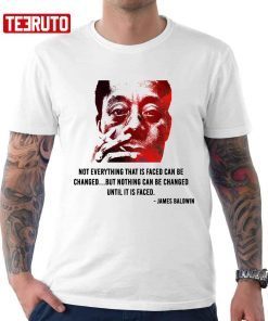 James Baldwin Quote Black History Month Vintage TShirt