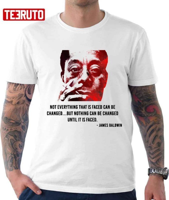 James Baldwin Quote Black History Month Vintage TShirt