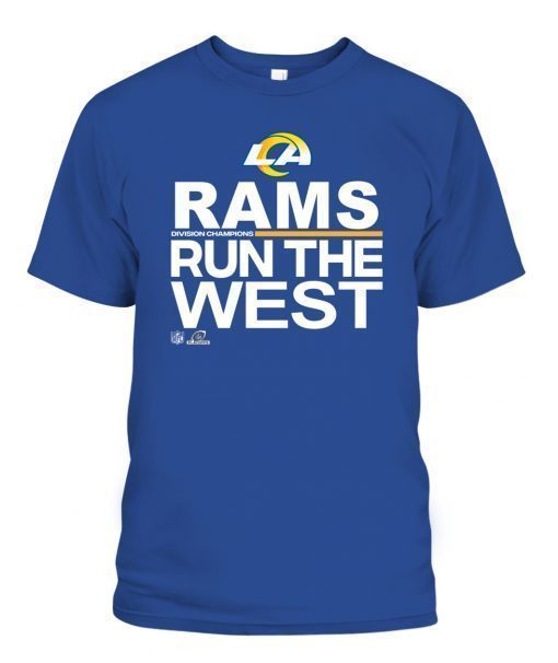 RAMS RUN THE WEST 2022 TEE SHIRT