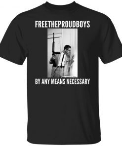 Free The Proud Boys By Any Means Necessary Vintage TShirt