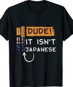 Let's Go It isn't Japanese Just Tilt Your Head TShirt