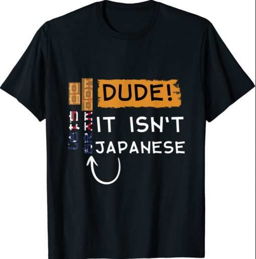 Let's Go It isn't Japanese Just Tilt Your Head TShirt