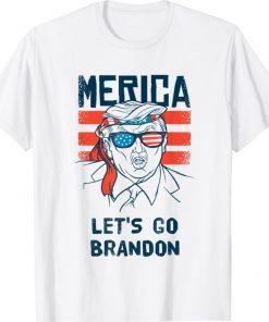 Merica Trump Let's Go Vintage TShirt
