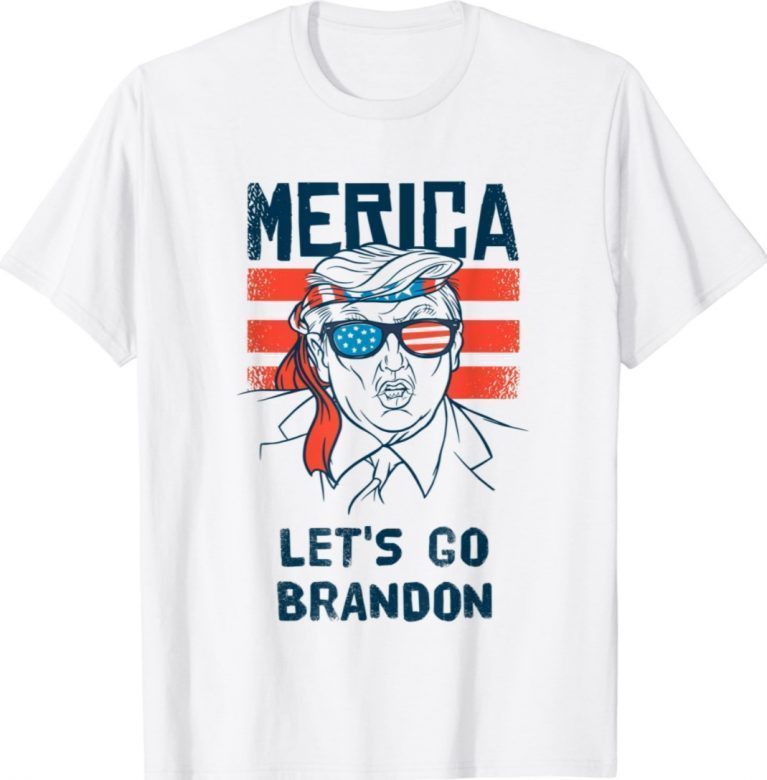 Merica Trump Let's Go Vintage TShirt