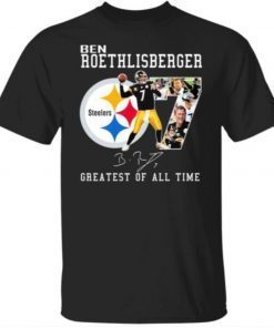 Ben Roethlisberger Greatest Of All Time Signature Tee Shirt