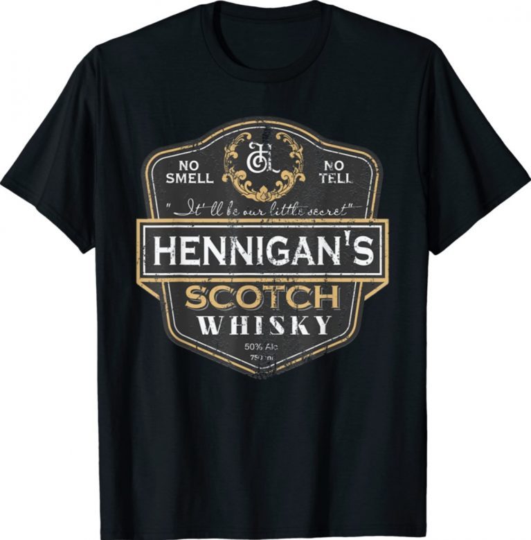 Hennigan's Scotch Whiskey Style Vintage TShirt