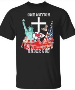 Kansas City Chief one nation under god signatures vintage tshirt