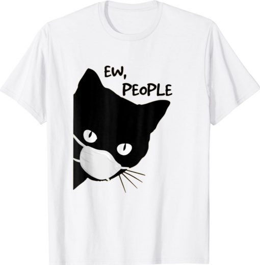 Vintage Ew People Black Cat Mask 2022 TShirt