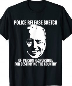 Police Release Sketch Of Person Responsible For Destroying Tee Shirt
